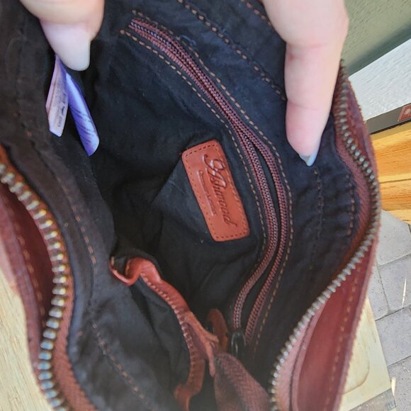 Brown Leather Crossbody Bag - Picture 3 of 4